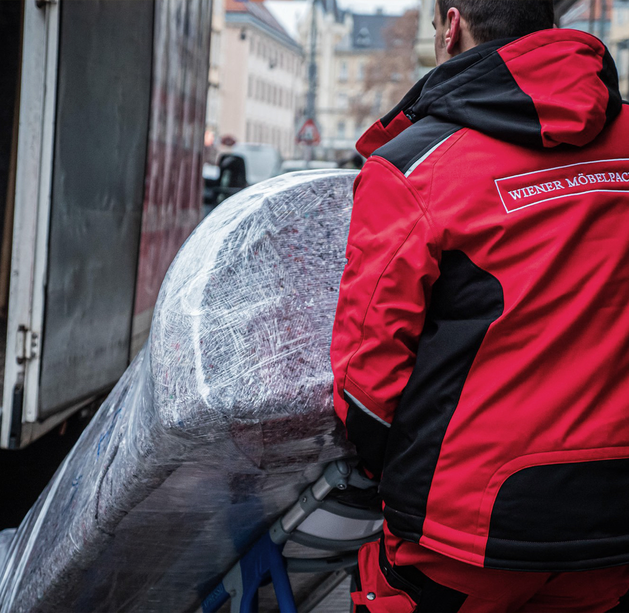 Wiener Möbelpacker im Einsatz
